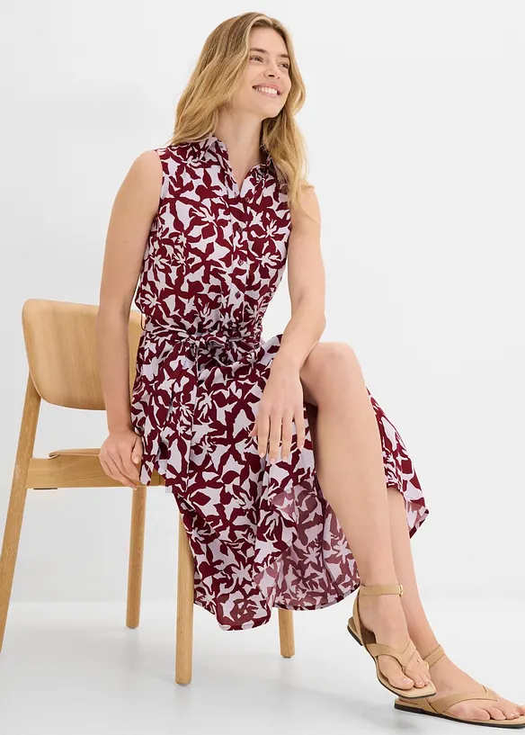 Robe-chemise en viscose fluide, bonprix