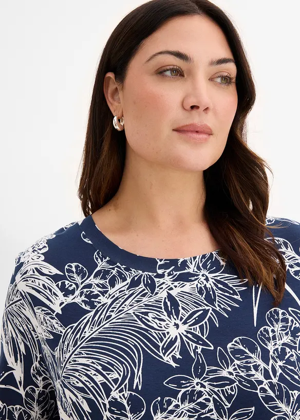 Shirtkleid mit Eingriffstaschen, bonprix