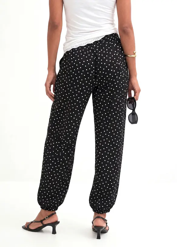 Pantalon ballon en viscose fluide, bonprix