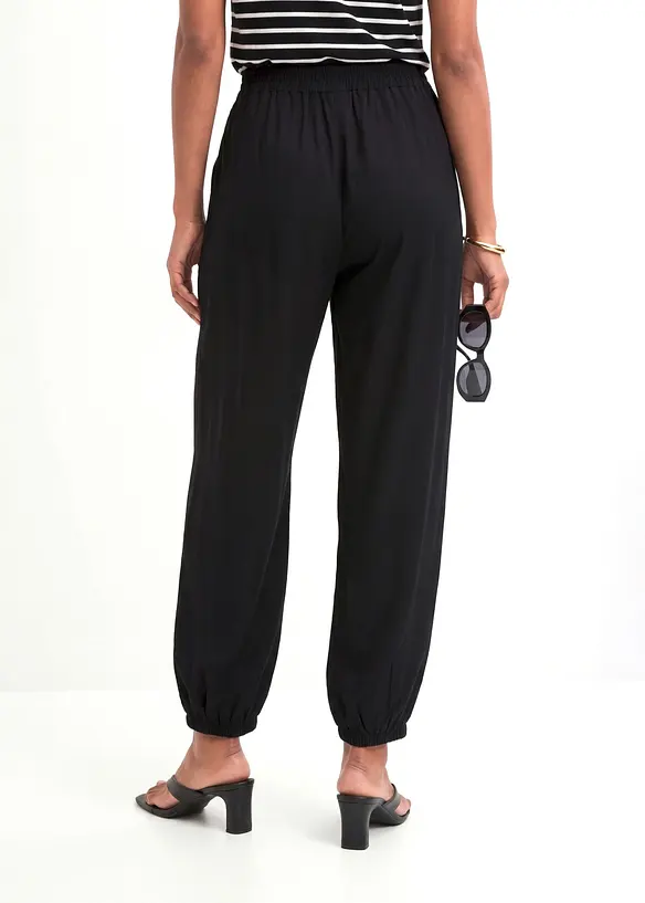 Pantalon ballon en viscose fluide, bonprix