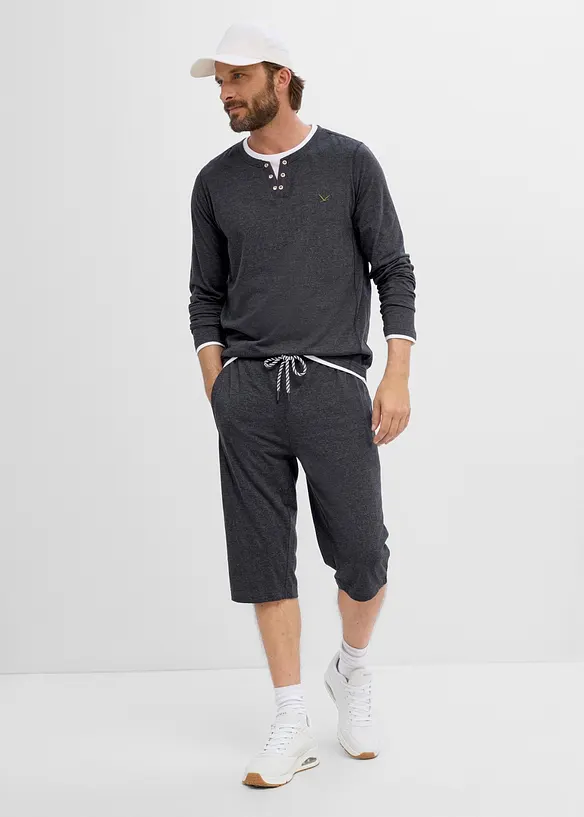 Jersey-Longshorts aus reiner Bio-Baumwolle (2er Pack), bonprix