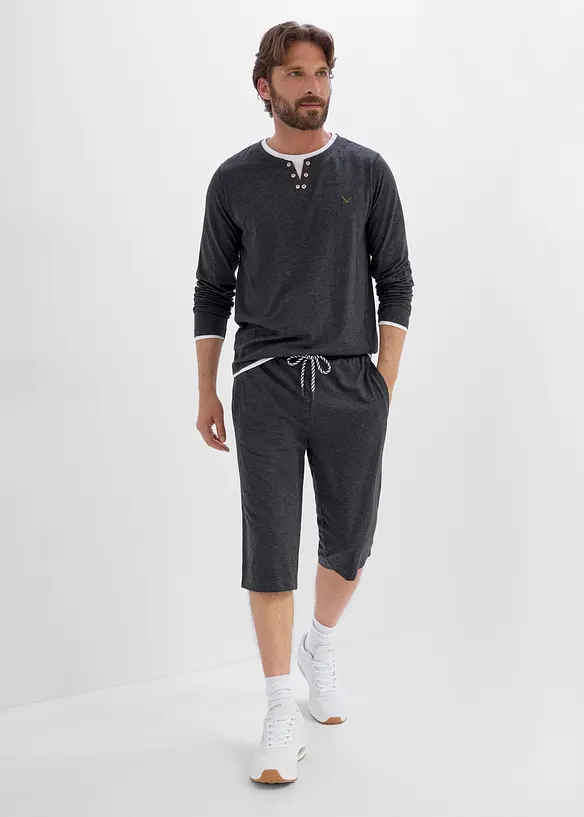 Jersey-Longshorts aus reiner Bio-Baumwolle (2er Pack), bonprix