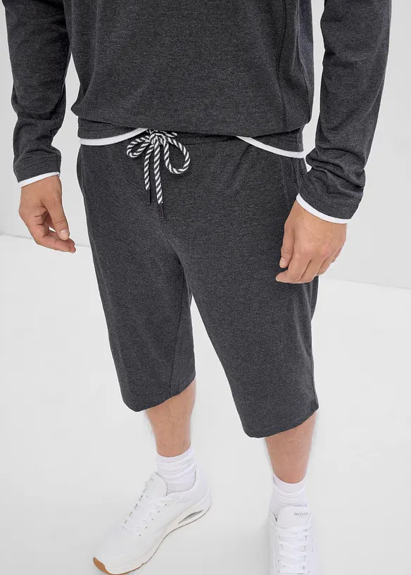 Jersey-Longshorts aus reiner Bio-Baumwolle (2er Pack), bonprix