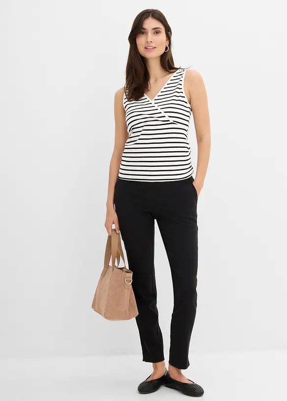 Lot de 2 tops de grossesse et d&rsquo;allaitement, bonprix