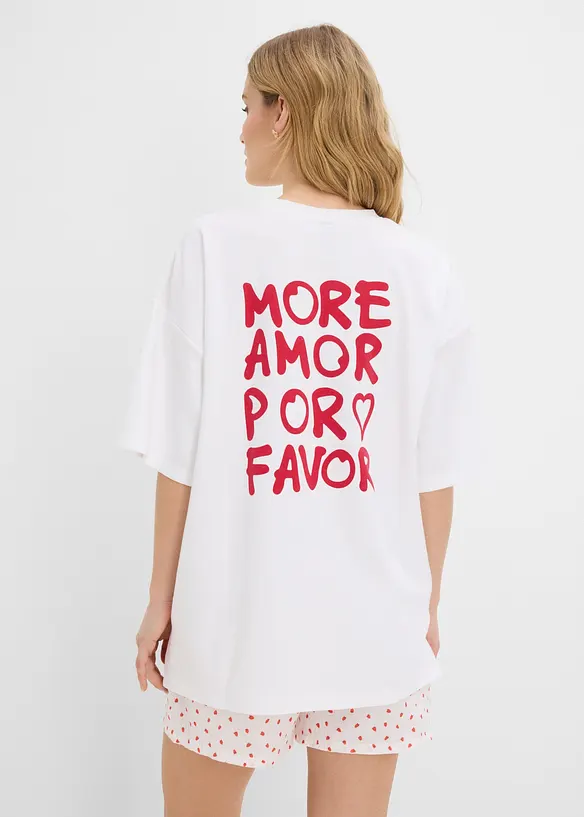 Oversize-Shirt aus reiner Bio-Baumwolle, bonprix