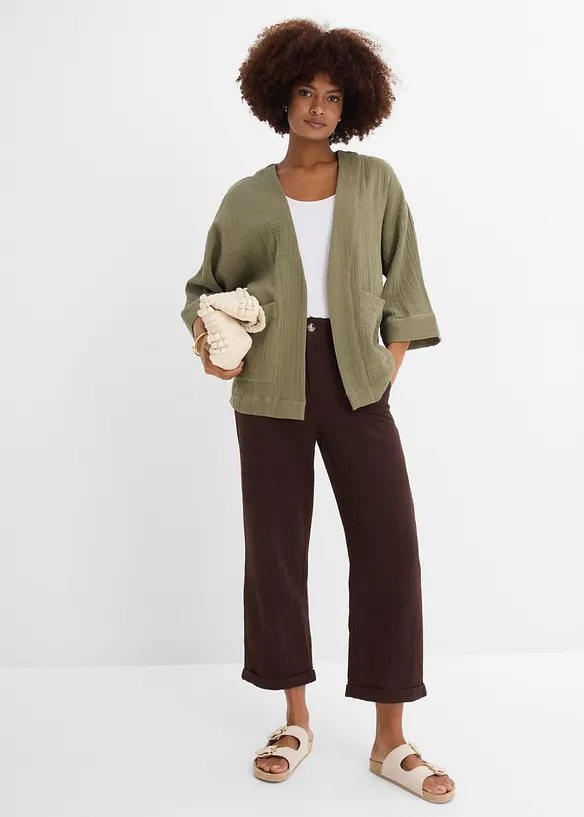 Kimono aus luftigem Musselin, bonprix
