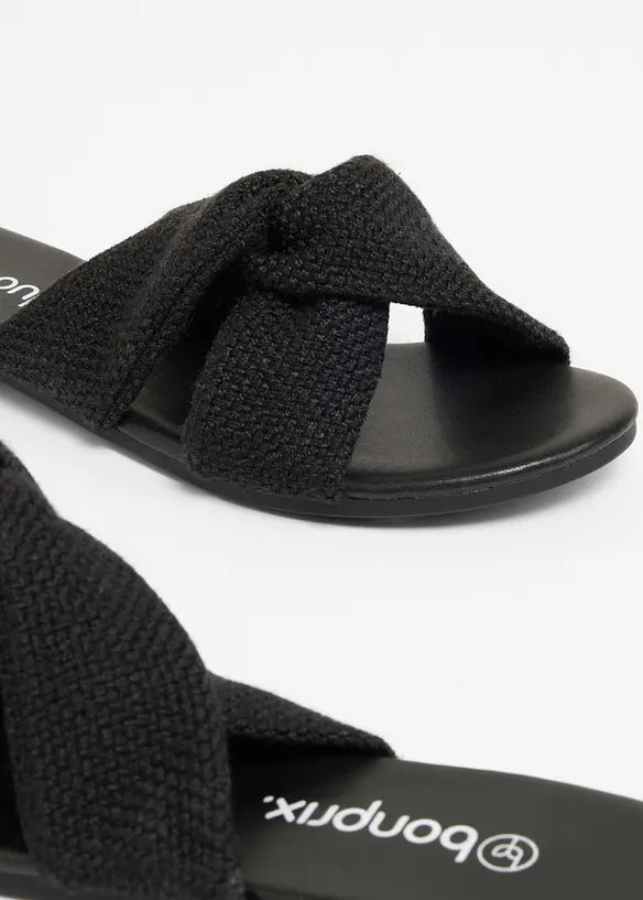 Mules avec n&oelig;ud, bonprix