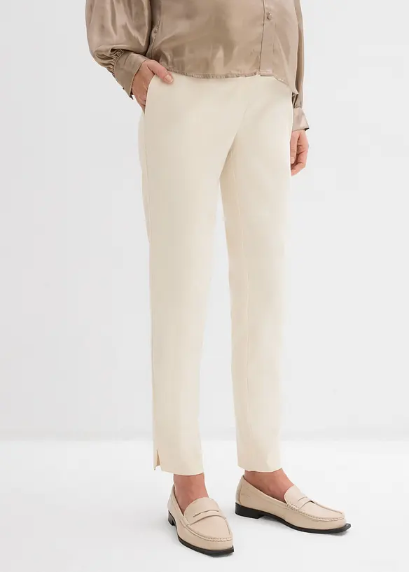 Stretch- Umstandshose mit schmal zulaufendem Bein, bonprix