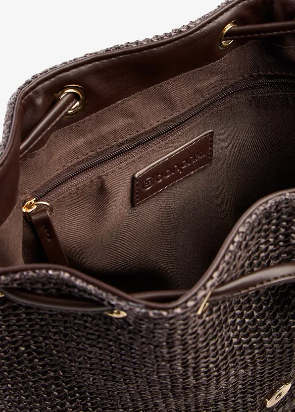 Beuteltasche in Strohoptik, bonprix