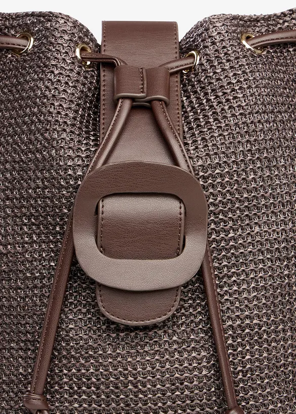 Beuteltasche in Strohoptik, bonprix