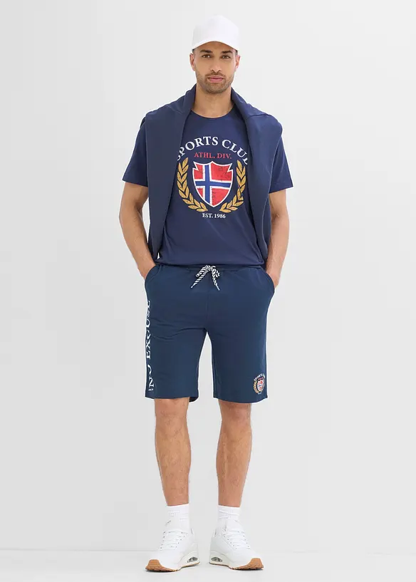 Short sweat 100% coton, bonprix