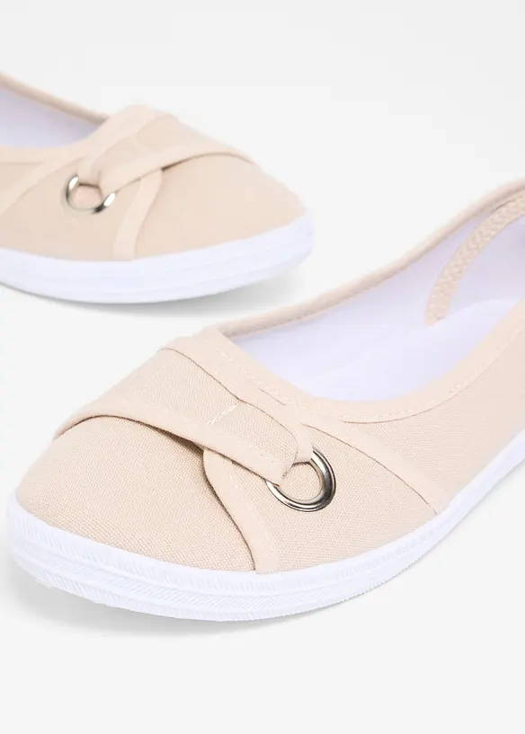 Ballerines en toile de coton, bonprix