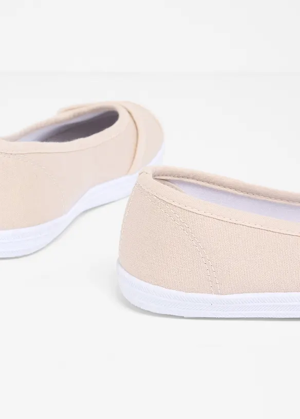 Ballerines en toile de coton, bonprix