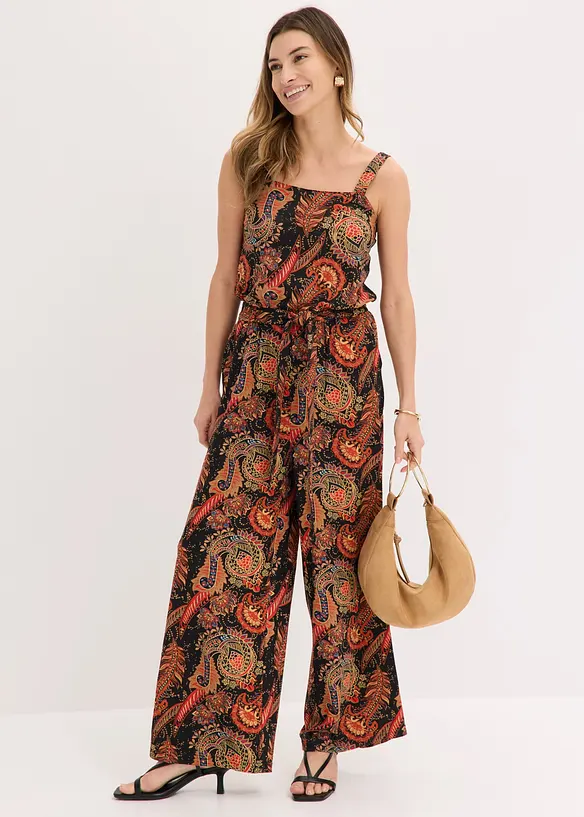 Jersey-Jumpsuit aus softem Viskose-Mix, bonprix