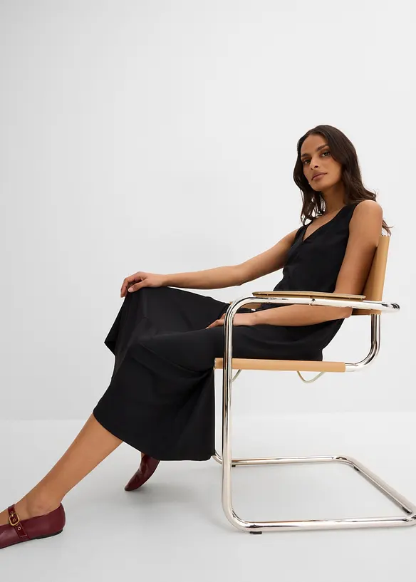 Robe midi trap&egrave;ze, bonprix