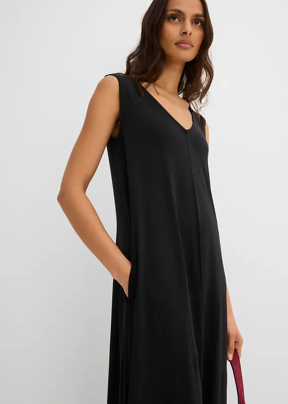 Robe midi trap&egrave;ze, bonprix