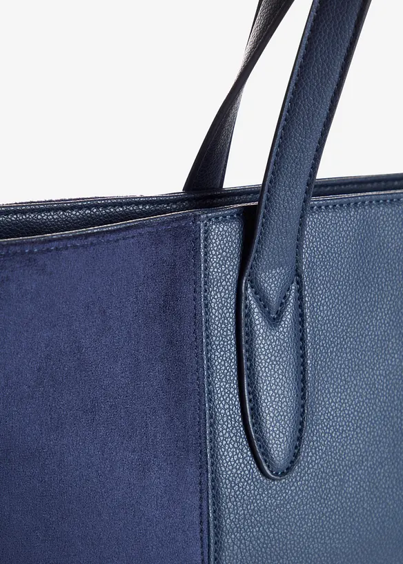 Grand cabas bi-mati&egrave;re, bonprix