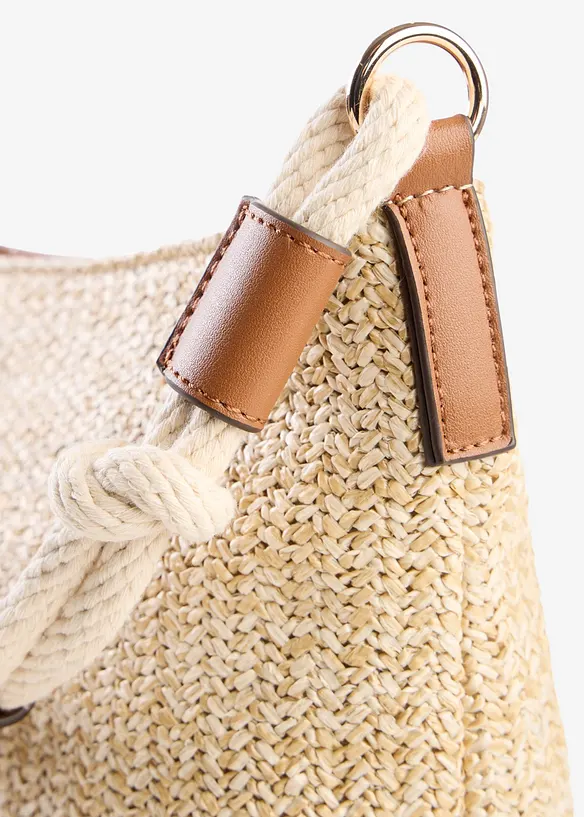 Handtasche Strohoptik, bonprix