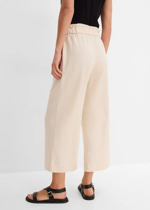 Leinen-Culotte, wadenlang, bonprix