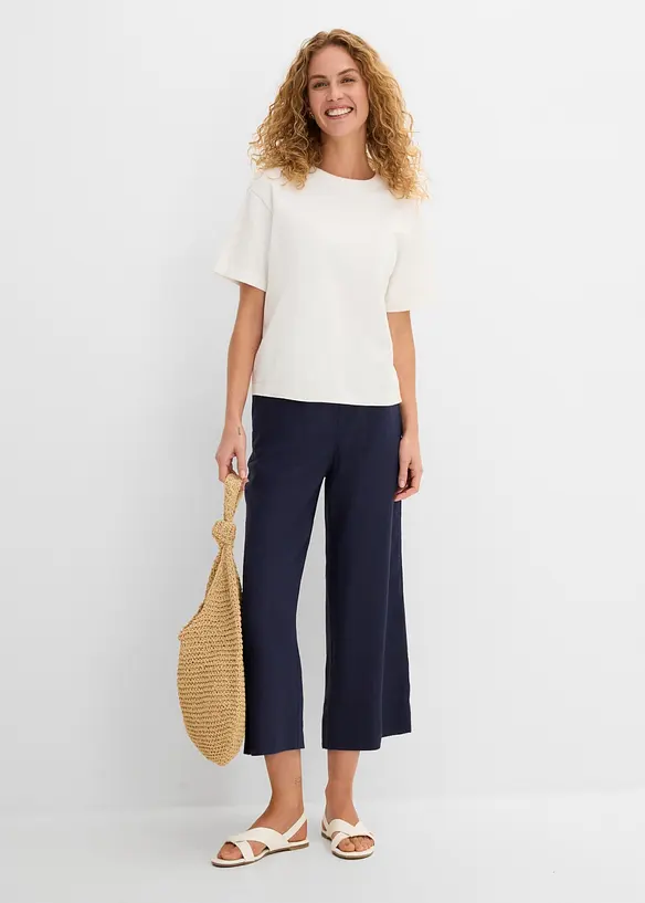 Leinen-Culotte, wadenlang, bonprix