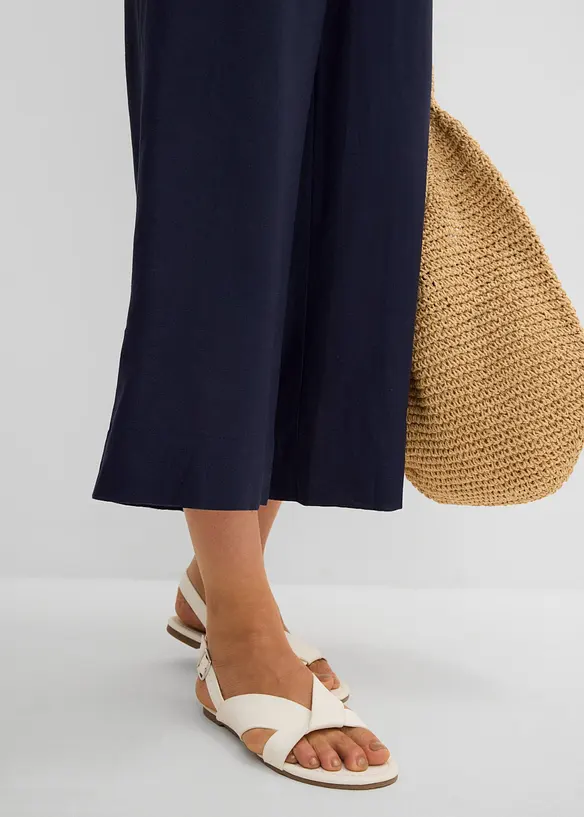Leinen-Culotte, wadenlang, bonprix