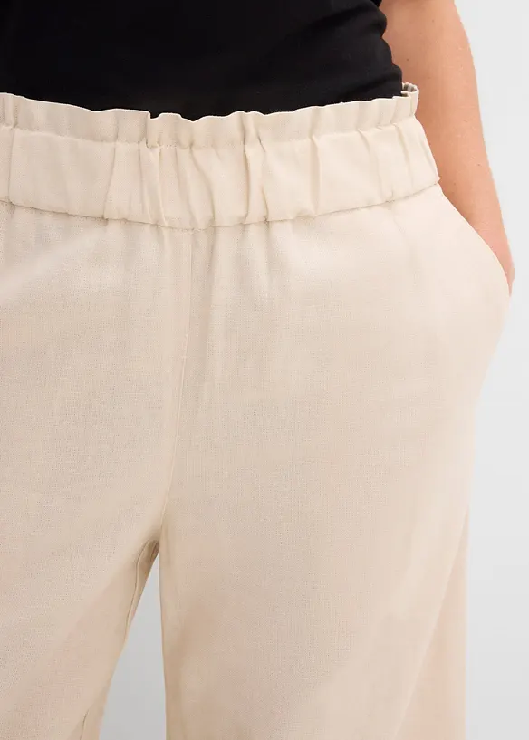 Leinen-Culotte, wadenlang, bonprix