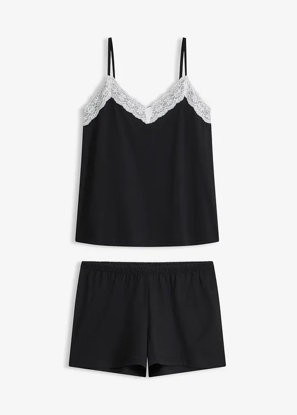 Shorty mit feiner Spitze, bonprix