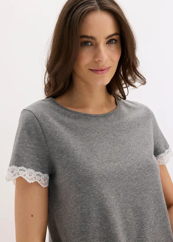Pyjashort avec dentelle, bonprix