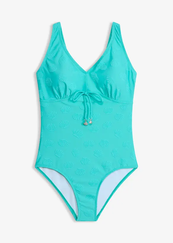 Maillot 1 pi&egrave;ce en mati&egrave;re textur&eacute;e, bonprix