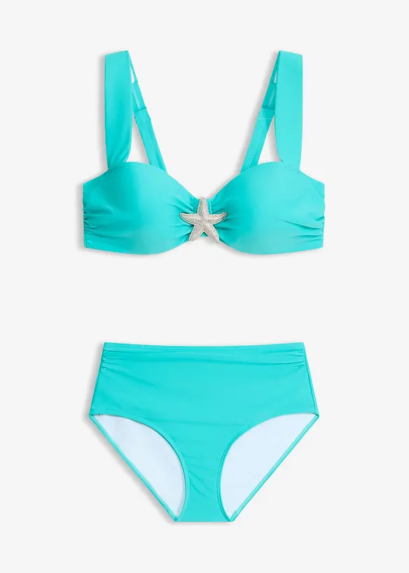 Bikini balconnet avec d&eacute;tail &eacute;toile de mer (ens. 2 pces), bonprix