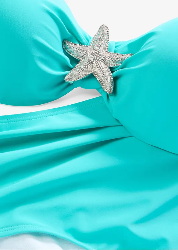 Bikini balconnet avec d&eacute;tail &eacute;toile de mer (ens. 2 pces), bonprix