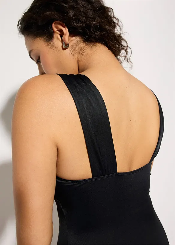 Maillot sculptant avec d&eacute;tail &eacute;toile de mer, maintien mod&eacute;r&eacute;, bonprix