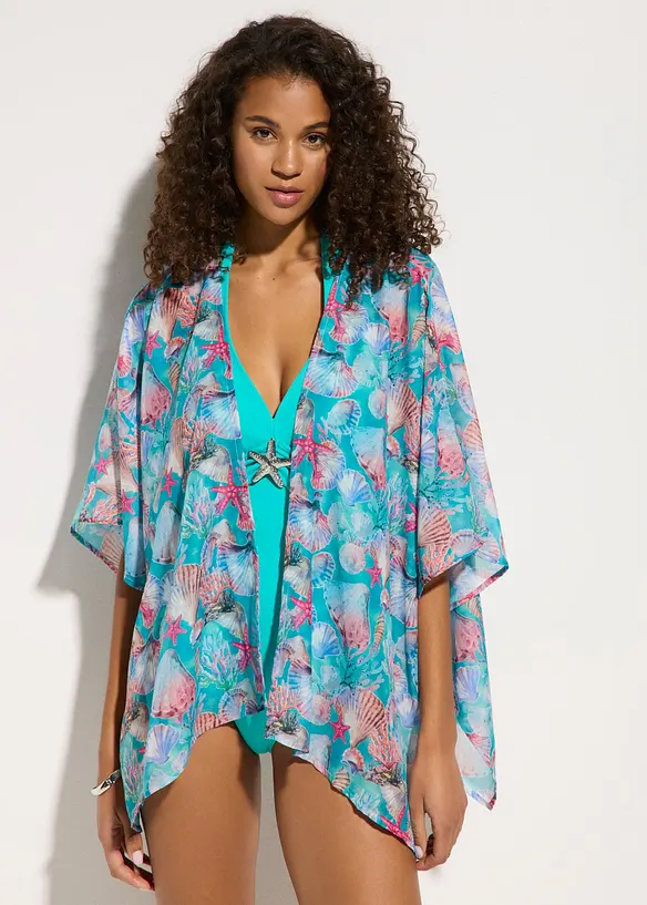 Kimono de plage transparent, bonprix