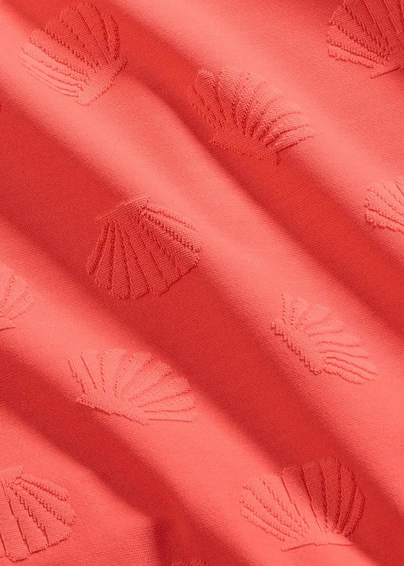 Maillot sculptant en mati&egrave;re textur&eacute;e, maintien l&eacute;ger, bonprix