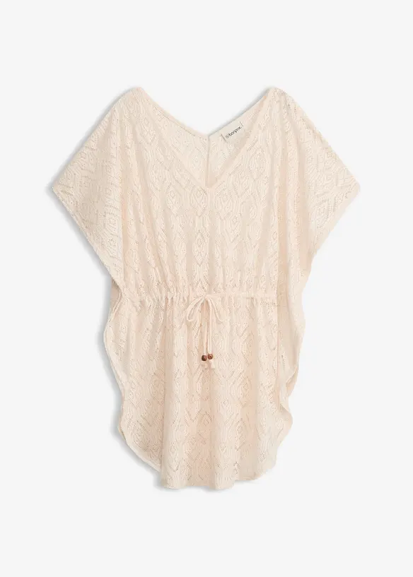 Transparente Strandtunika aus Spitze, bonprix
