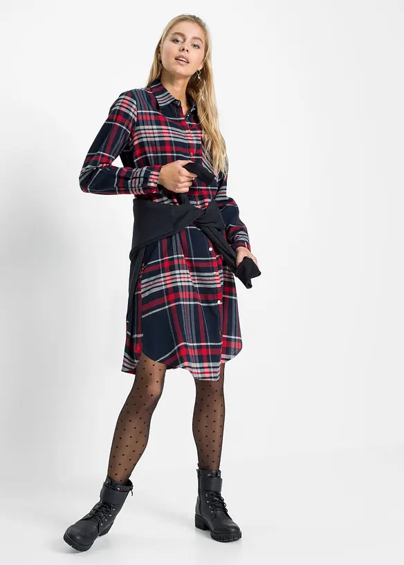 Robe-chemise 100% coton, bonprix