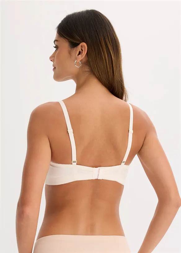 Still-BH ohne B&uuml;gel mit&nbsp;Spitze (2er Pack), bonprix