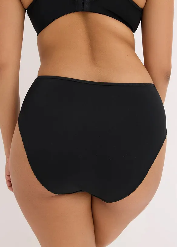 Maxislip mit zarter Spitze (2er Pack), bonprix