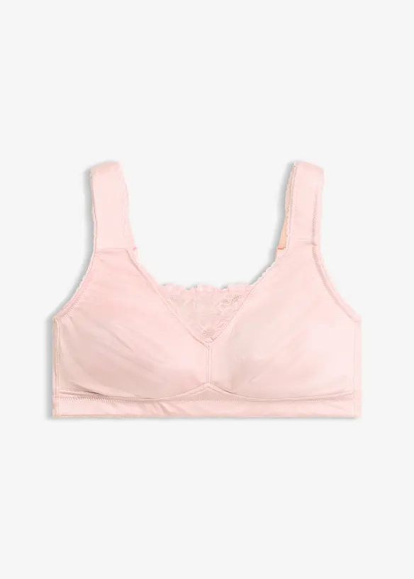 Soutien-gorge grand maintien sans armatures, bretelles rembourr&eacute;es, bonprix