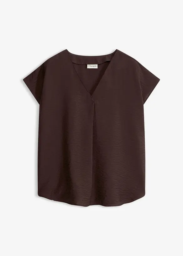 Blouse fluide en viscose m&eacute;lang&eacute;e, bonprix