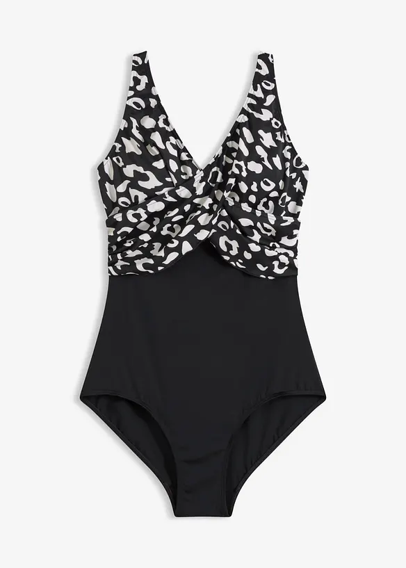 Maillot 1 pi&egrave;ce en polyamide recycl&eacute;, bonprix