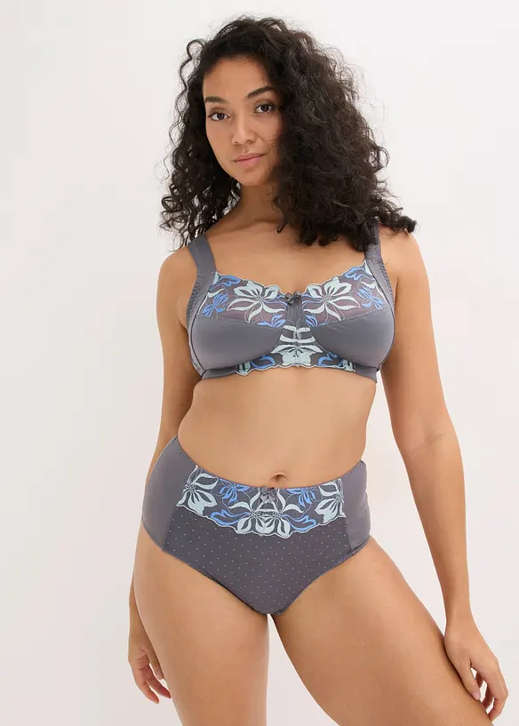 Soutien-gorge grand maintien sans armatures, bretelles rembourr&eacute;es, bonprix