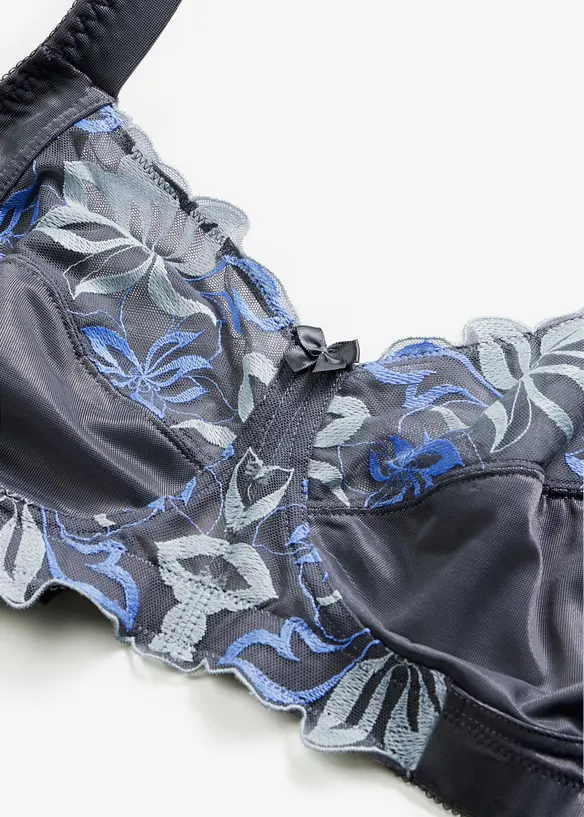 Soutien-gorge grand maintien sans armatures, bretelles rembourr&eacute;es, bonprix