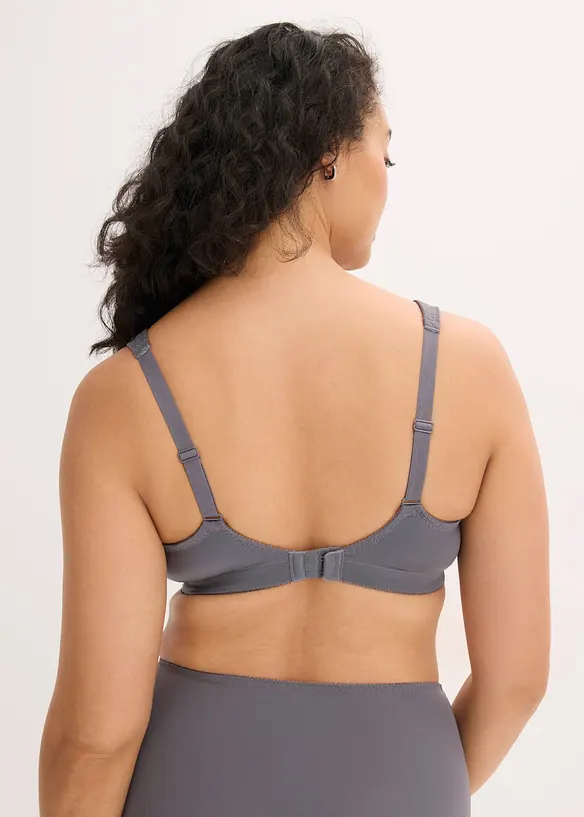 Soutien-gorge grand maintien sans armatures, bretelles rembourr&eacute;es, bonprix