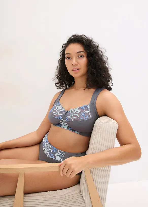 Soutien-gorge grand maintien sans armatures, bretelles rembourr&eacute;es, bonprix