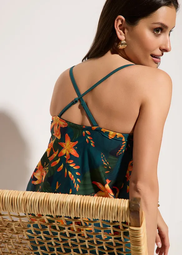 Tankini oversize &agrave; bretelles amovibles (ens. 2 pces), bonprix