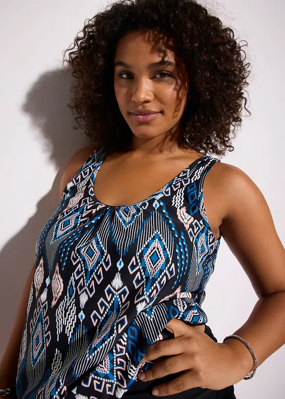 Tankini oversize (ens. 2 pces) avec shorty, bonprix