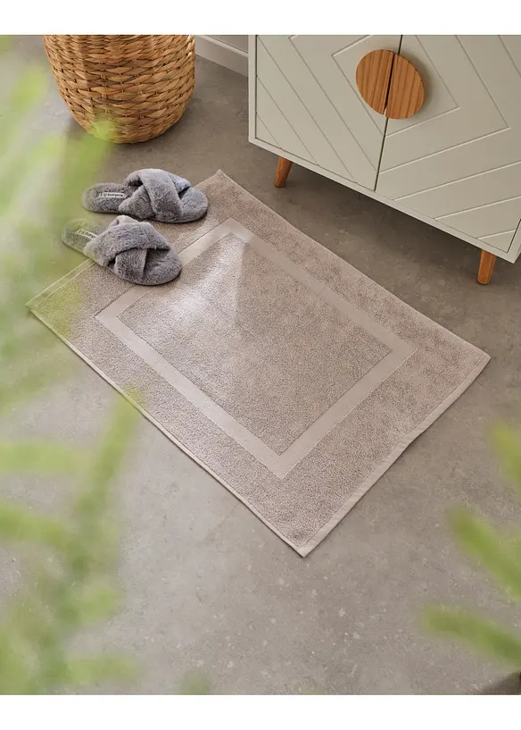 Lot de 2 tapis de bain h&ocirc;tel, bonprix