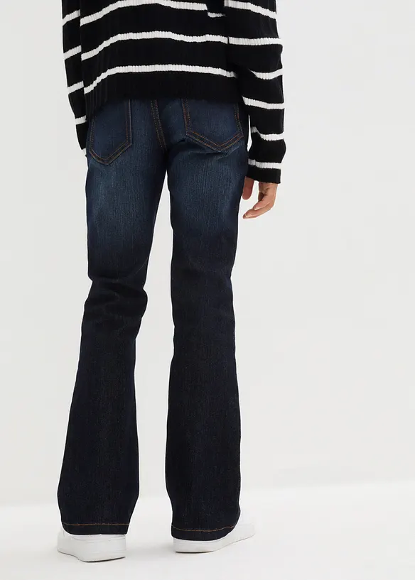 Jean flare taille mi-haute, bonprix