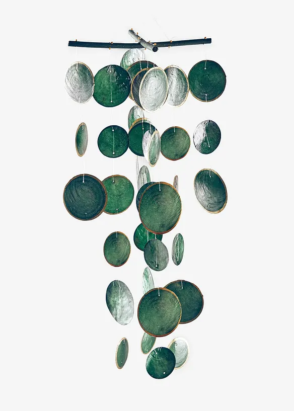 Boltze Windspiel mit Capizmuscheln, Boltze Home Collections
